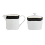 Mikasa Luxe Deco 2pc Sugar & Creamer Set, Gift boxed