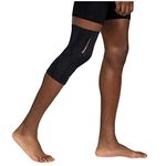 Tommie Copper - Unisex Compression Knee Sleeve - Black - Large