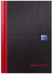 Oxford Black n' Red A5 Notebook, Hardback Casebound, Lined, 192 pages (Single)