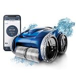 Polaris 9650iQ Sport Robotic Cleaner, Automatic Vacuum for InGround Pools up to 60ft, Smart App, WiFi, Amazon Alexa, 70ft Swivel Cable w/Strong Suction & Easy Access Filter Canister