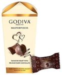 Godiva Masterpieces Ganache Heart with Belgian Dark Chocolate Gift Box, 193g