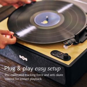 House of Marley Rise Up Turntable – Eco-Friendly Bluetooth Record Player