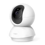 Tapo TP-Link C200 360° 2MP 1080p Full HD Pan/Tilt Home Security Wi-Fi Smart Camera| Alexa Enabled| 2-Way Audio| Night Vision| Motion Detection| Sound and Light Alarm| Indoor CCTV White