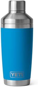 YETI Rambler 20 oz Cocktail Shaker, Stainless Steel, Vacuum Insulated, Big Wave Blue