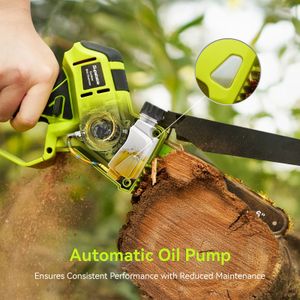 Supstable 6-Inch Cordless Mini Chainsaw – Portable Electric Saw