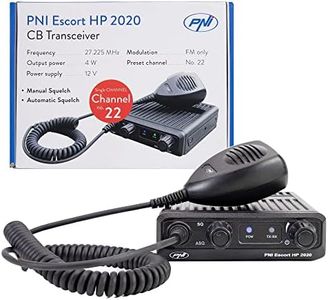 PNI CB Radio Station Escort HP 2020 one Single Channel 22 Frequency 27.225 MHz only FM, Without Noise, Probably The Most Quiet Station