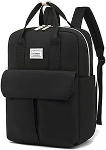 FUXINGYAO Zaino,Multifunzione Impermeabile 15.6 Pollici Borsa Donna per PC Portatili Scuola Trekking Lavoro Uomo Viaggio,Nero2