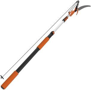 SISUPASSIE 26FT Reach Tree Trimmer, Telescoping Pole Saw with 5-20FT Extension Pole, Manual Tree Pruner Extendable for Yard, Garden, Patios
