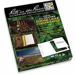 Rite in the Rain Weatherproof Loose Leaf Copier Paper, 2-4.625" x 7" White Loose Leaf Sheets Per 8.5" x 11" Main Sheet, 150 Sheet PK (No. LL8511)