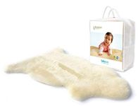 The Wool Company Baby Lambskin Comforter - Extremely Soft and Luxurious Sheepskin in Oaten Colour