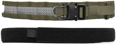 BLACKTIDE CONCEPTS HEAVY DUTY TEGRIS GUN BELT | Navy SEAL Designed, Tested & Guaranteed| Tactical & MOLLE Gear, Ranger Green, M (30-35.5")