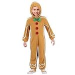 Xmas Gingerbread Man Costume Kids, 