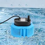 Pool Cover Pump 75W 3000L/h Submersible, Swimming Pool Water Drainage Pump with 10.5ft Lift, IPX8 Waterproof Pond Pump, 3 Outlet Diameters for Fountain Fish Tank Garden