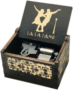 La La Land - Caja musical de madera tallada, regalo para esposa, unidad mecánica
