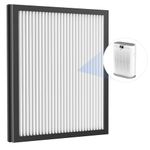 LUNINO Air Purifier Replacement Filter, 3 Stage HEPA Filter E-200 Air Purifier, Air Cleaner Filter, 1 Pack, White