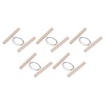 TOPINCN 5PCS Wire Clay Cutter Cheese Wire Cutter Pottery, Clay Wire Cutter Dough Cutting Sculpting Pottery Cutoff Tool for Sculpture Crafts