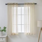 Demetex Linen Curtains 45 Drop Net 