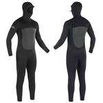 Osprey Hooded 5mm Men's Thermal Wetsuit Full Length for Winter, Cold Water Surfing, Diving and Watersports