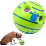 24x7 eMall Dog Toy, Fun Sounds When Rolled or Shaken Funny Sound Ball Laughing Ball for Medium Large Pet Dogs, 5.5 Inch Interactive