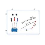 Dry Erase Whiteboard, 16 x12 Inch Magnetic Whiteboard for Wall, Portable whiteboard Including Markers, Eraser and mounting Hardware (White)