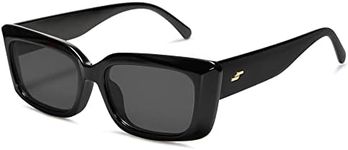 SOJOS Trendy Rectangular Sunglasses