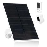 Solar Panel Charger for Ring Camera, Power for Ring Stick Up Camera, Ring Spotlight Camera Battery (Not for Spotlight Plus/Pro), 10ft Charger Cable, 6W 5V Weatherproof Outdoor Solar Panel