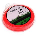 3mm Trimmer line 50 metre Round/Red/Brush Cutter Nylon Trimmer Line