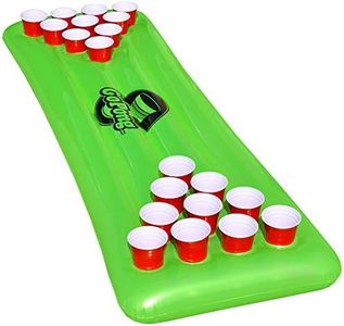 GoPong Pool Pong Table, Inflatable Floating Beer Pong Table, Includes 3 Pong Balls