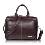 Veneer Laptop Messenger Bag 16.5 inch for Men and Women,Waterproof PU Leather Large Crossbody Shoulder Bag Laptop Bag, Messenger Bag for Business School