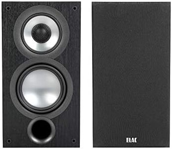 ELAC Uni-Fi 2.0 UB52 Bookshelf Speakers (Pair), Black (UB52-BK)