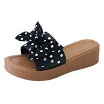 Wedges Shoes Platform Summer New Sandals for Women Flip Flops Low Heel Flat Sliders Diamante Slippers Bohemian Peep Toe Buckle Occasion Adjustable Beach Casual Arch Support Sandals