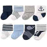 Luvable Friends Unisex Baby Socks, 