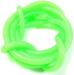 S10010G Light Green Silicone RC Nitro Glow Fuel Line Tube Pipe 1 Meter 5mm 2.5mm