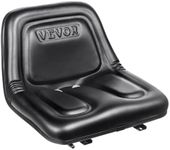 VEVOR Universal Tracor Seat, Lawn Mower Seat with Micro Switch and Drainage Holes, 6.3-11.8 inch Extended Slot Tractor Seat for Tractor Loader Excavator