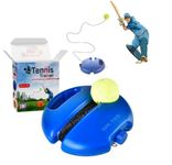 MANAKI Tennis Trainer Rebound Ball,Solo Tennis Training Equipment for Self-Pracitce,Portable Tool,Tennis Rebounder Kit,Including (No Bat & Racket Included)(Portable) (Solo Practice Ball 1 PCS)