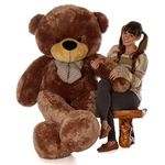 ToYBULK Teddy Bear, Teddy Bear 6 Feet for Girls, Soft Toys for Girls, Big Teddy Bear, Toys for Girls/Wife/Girlfriend/Husband, (6 Feet, Chocolate)