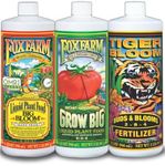 Fox Farm FX14049 Liquid Nutrient Trio Soil Formula: Big Bloom, Grow Big, Tiger Bloom (Pack of 3-32 oz. Bottles)