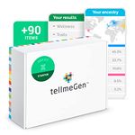 tellmeGen DNA Test Starter (Ancestry - Traits - Wellness) What Your DNA says About You