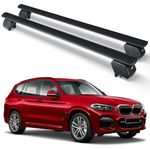 YZONA Heavy Duty 300 LBS Roof Rack Cross Bars Compatible with 2011-2024 BMW X3 with Side Rails, Adjustable & Lockable Crossbars Cargo Carrier Rooftop Top Luggage Cars Suvs