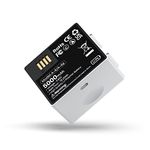 LCLEBM Rechargeable Battery for Arlo Pro 3, 5000mAh A-4A (VMA5400) Upgraded Li-Polymer Battery Compatible with Arlo Pro 4, Arlo Ultra, Arlo Ultra 2, A-1, A-4A Security Camera - 1 Pack