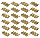 Plantex Heavy Duty Stainless Steel Door Butt Hinges 5 inch x 12 Gauge/2.5 mm Thickness Home/Office/Hotel for Main Door/Bedroom/Kitchen/Bathroom - Pack of 24 (Brass Antique)