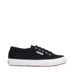 Superga Unisex Sneaker Low-Top Trainers, Black, 7.5 Women/6 Men