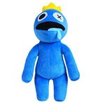 Cute Rainbow Plush Toy, Blue Plush Doll, Plush Toy Halloween Christmas,Blue Friends Stuffed Animal For Fans and Friends,Girl Boy Birthday Gifts (FM300009)