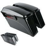 TCMT Hard Saddle bags Saddlebag Trunk + Lid Latch Keys For Harley Touring FLH FLT Electra Glide Road king Ultra Street