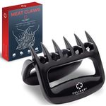 Meat Claws for Pulled Pork Shredding (2) | Bbq Grill Tools for Meat Handling | Heat Resistant Nylon Forks Perfect for Smoker Barbeque | Gift Box and Bonus Recipe Ebook