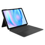 Logitech Combo Touch iPad Air 13-inch (M2)(2024) Keyboard Case - Detachable Backlit Keyboard with Kickstand, Comfortable Typing, Multi-use Mode - Midnight Black