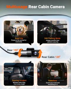 Vantrue N5S 4-Channel Dash Cam – Front, Rear, and Cabin Recording