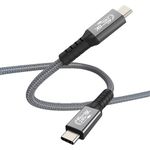 MMOBIEL USB4 Cable 6.6 ft – 240W Fast Charging USB-C to USB-C Cable - 8K@60Hz – 40 Gbps Data Transfer – Compatible with Thunderbolt 3/4, iPhone 15, MacBook Pro/Air, iPad, Samsung Galaxy, HP etc.