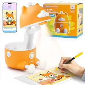 Caydo T3 Smart Drawing Projector for Kids, Step-by-Step Guide, Photo to Sketch Tracing Magic, 5 Educational Themes with 700+ Patterns, Birthday Christmas Learning Toys Gift for Boys Girls Ages 5-10
