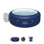 Lay-Z-Spa Saint Tropez Hot Tub with 120 Airjet Massage System with Floating LED light. Includes optional Wi-Fi control with Alexa & Google Assistant. 4-6 Person, exclusive to Amazon